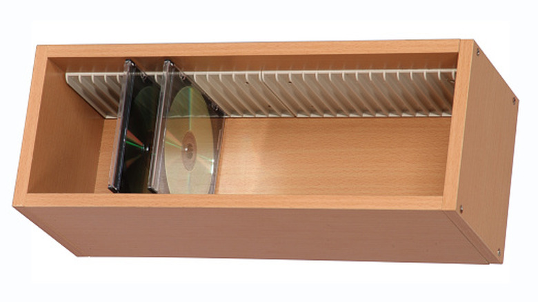 A CD storage rack