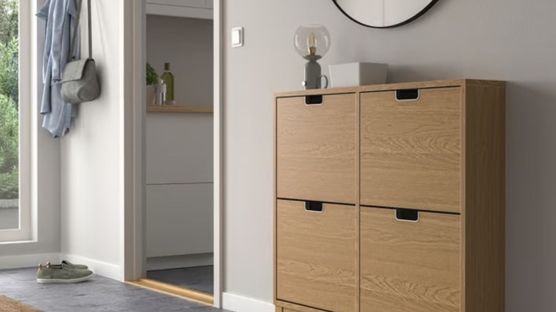 IKEA STÄLL Shoe cabinet in modern bright room