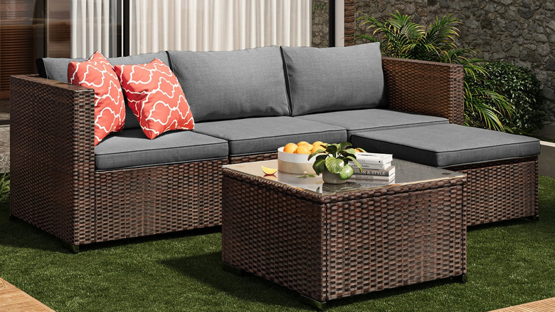 A small patio furniture set from Wayfair