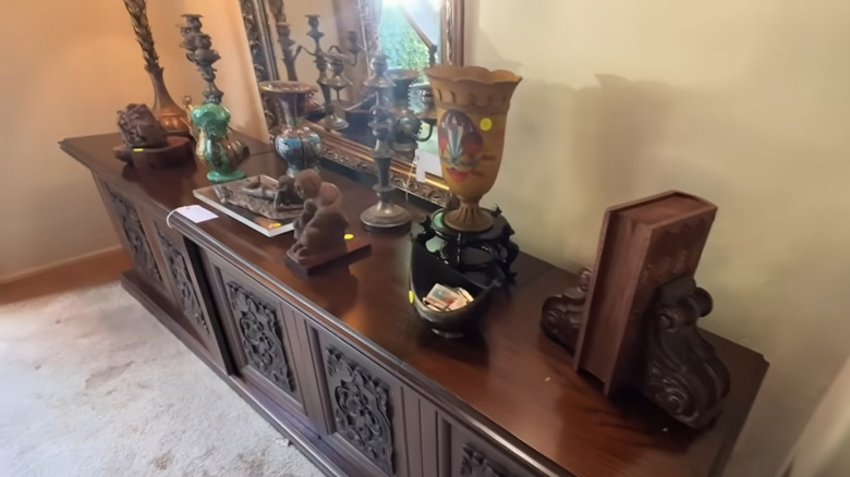 various items at estate sale