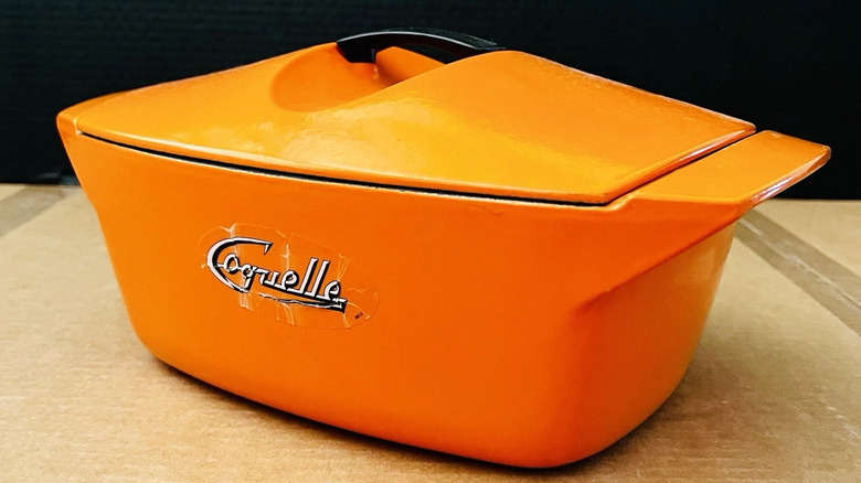 Le Creuset Raymond Loewy Coquelle dutch oven reportuction