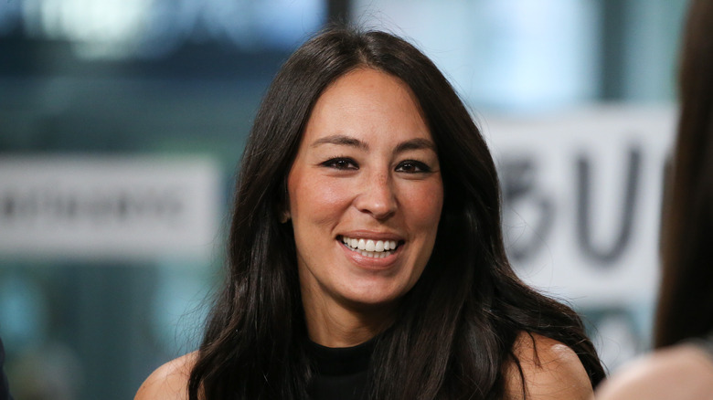 joanna gaines smiling at camera