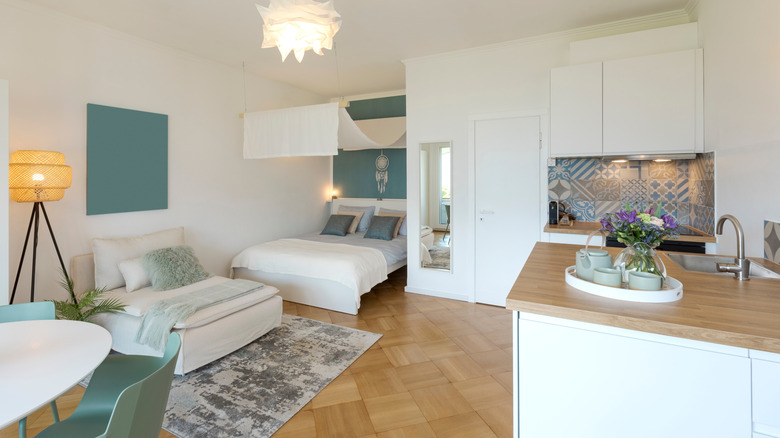 A small studio apartment