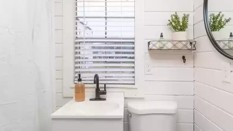 small white bathroom