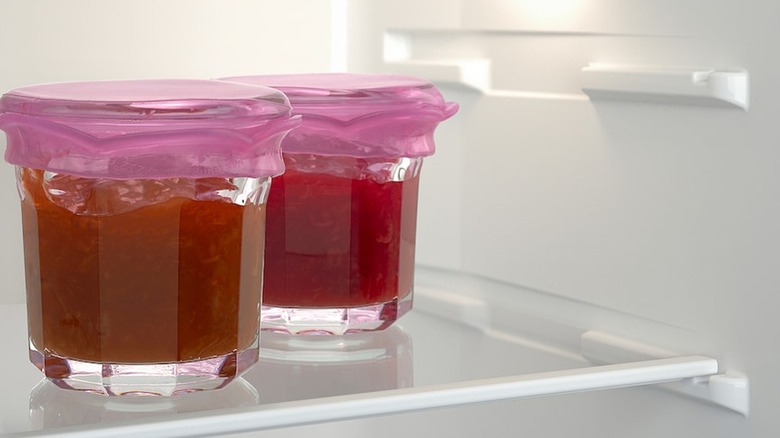 IKEA TRUMFISK jars in fridge