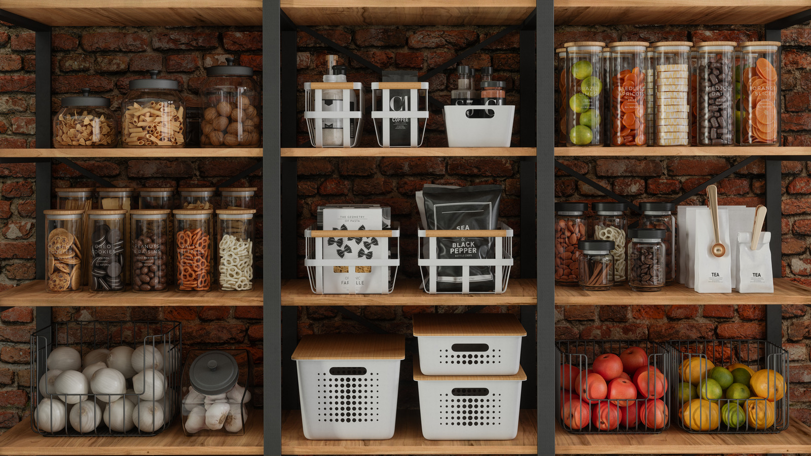DIY Dollar Tree Baskets and Shelf Organization - KatiesKottage