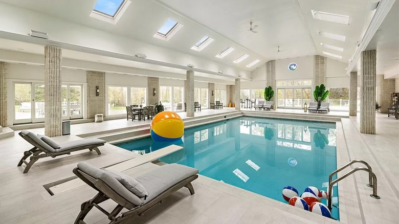Joy Mangano's indoor pool 