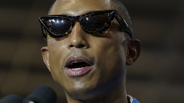 Closeup Pharrell Williams