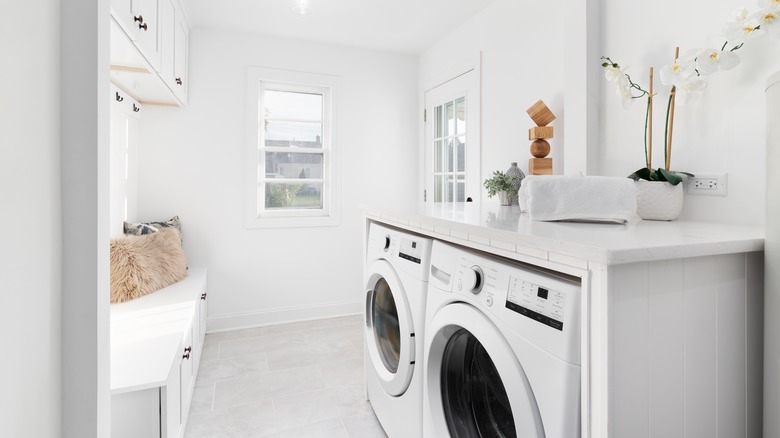 Laundry room interior