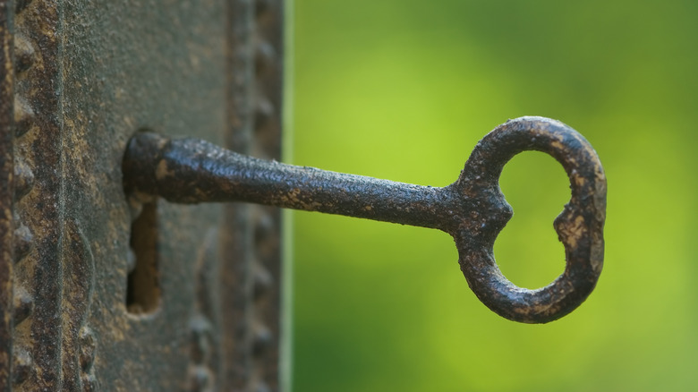 skeleton key in door