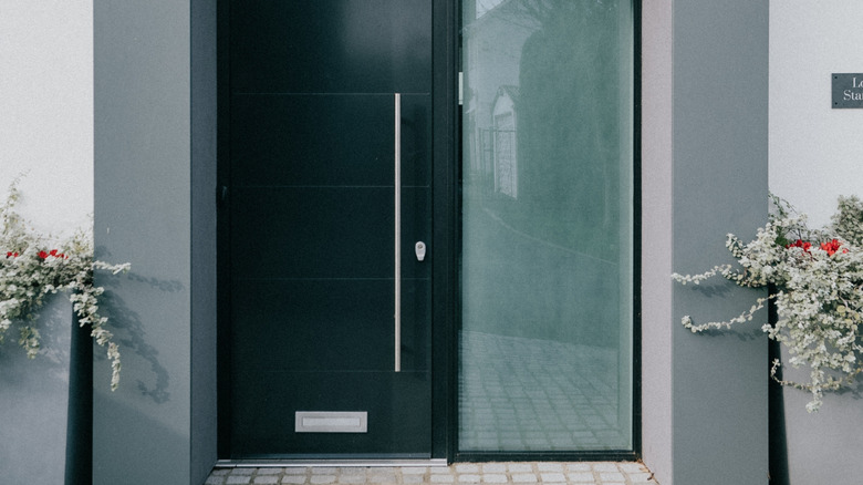 Large front door