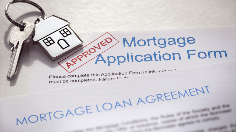 Approved mortgage loan agreement