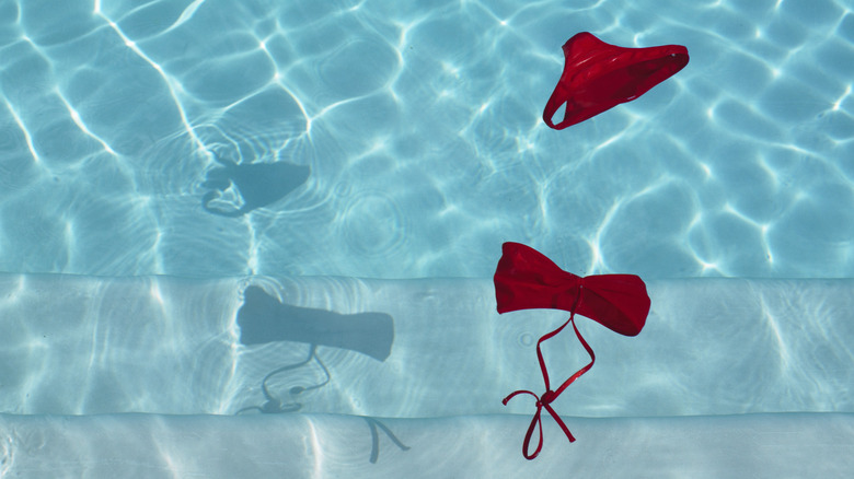 swimsuit in pool