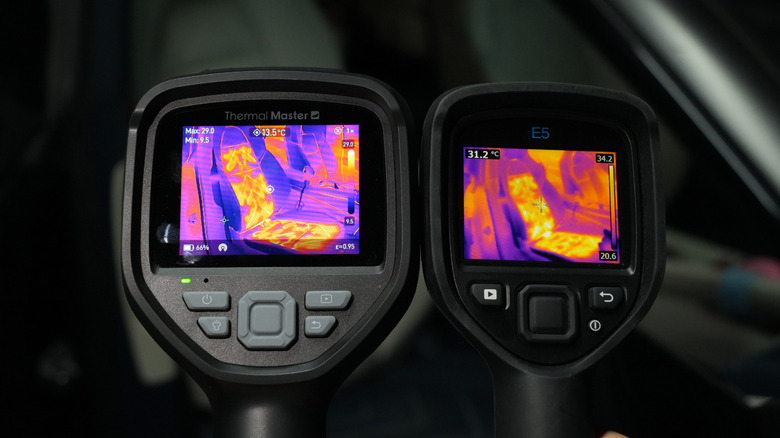 The Thermal Master Thor002 thermal camera and a less-capable rival