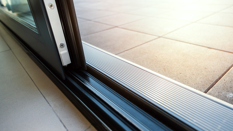 sliding door leading to a patio