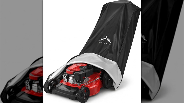 The Himal Outdoors Push Lawn Mower Cover available from Amazon