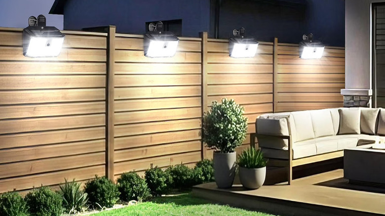 The LIFENGSOLER Clip-On Outdoor Solar Lights available from Amazon