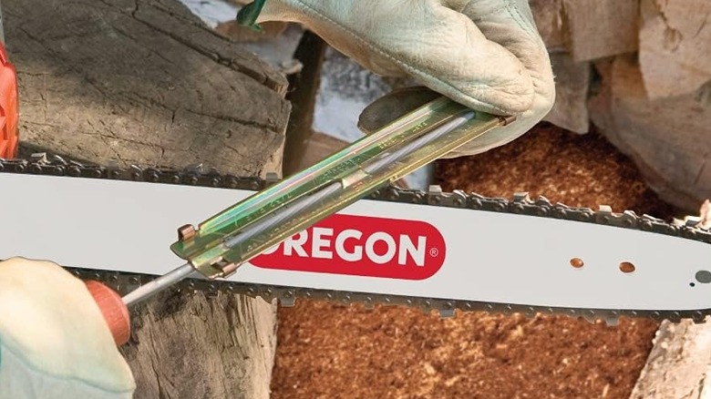 The Oregon Universal Chainsaw Field Sharpening Kit from Amazon