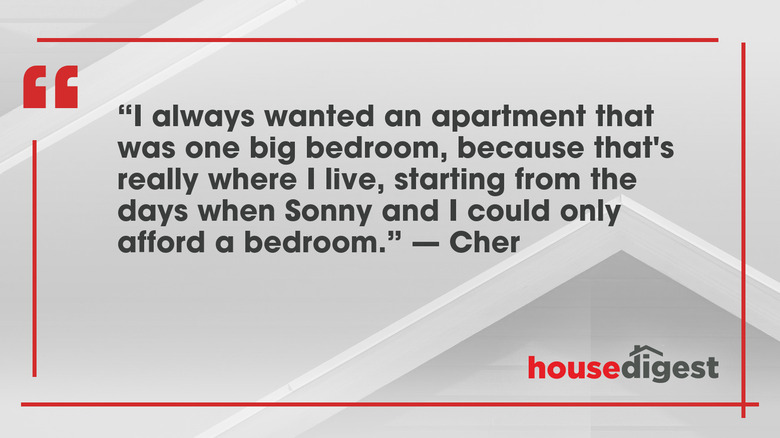 A graphic that displays a quote by Cher and a House Digest logo