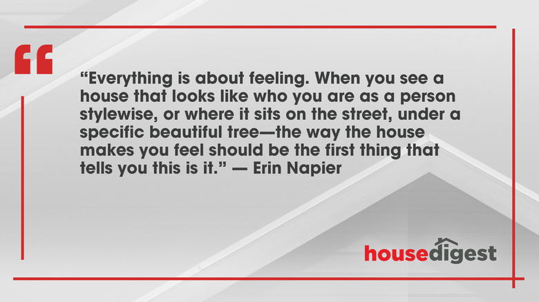 A graphic featuring Erin Napier's full quote with the House Digest logo.