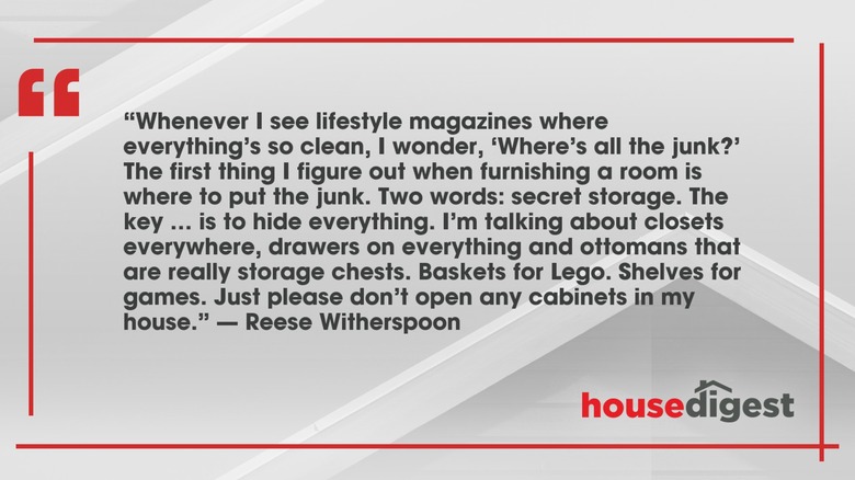 Graphic with the quote by Reese Witherspoon and the House Digest logo