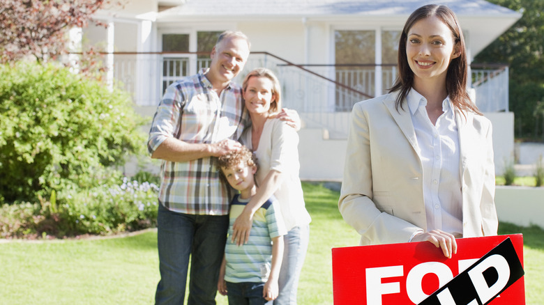 happy family new homeowners
