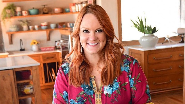 Ree Drummond in the kitchen