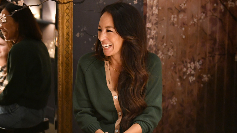 Joanna Gaines being interviewed