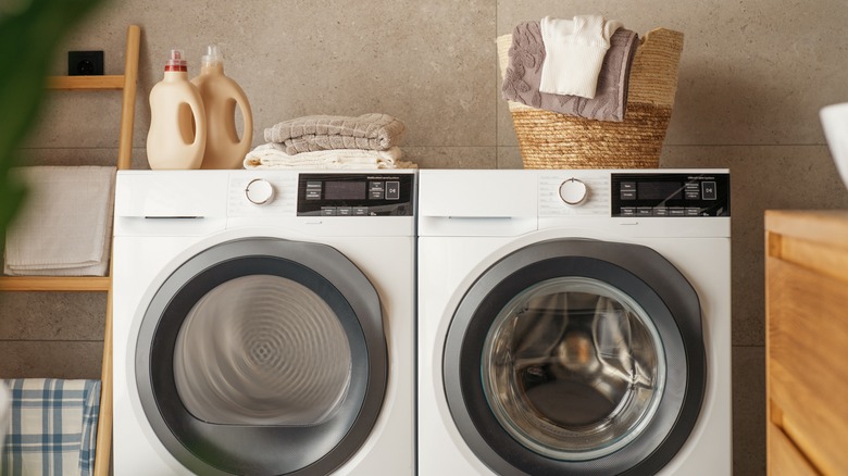 a dryer and washer machine 