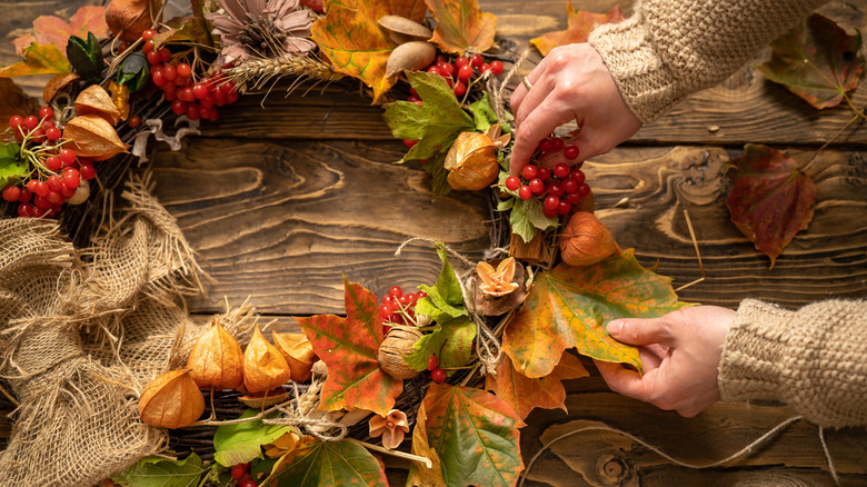 autumn wreathe