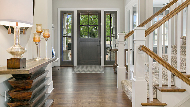 A stylish entryway
