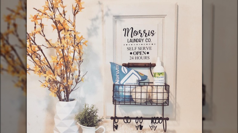 Laundry room organizer 