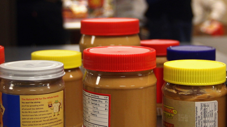 Peanut butter jar lids