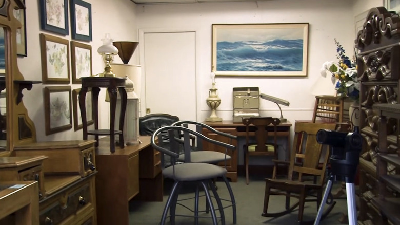 A collection of wooden vintage antiques.