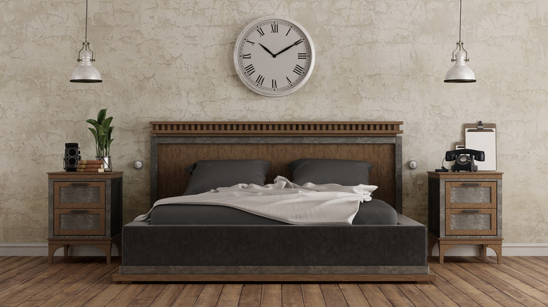Rustic vintage-inspired bedroom