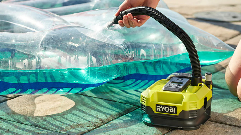 The Ryobi 18V One+ Dual-Function Digital Inflator