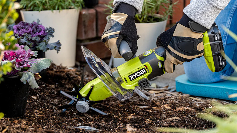Ryobi's 18V One+ Compact Cultivator Kit