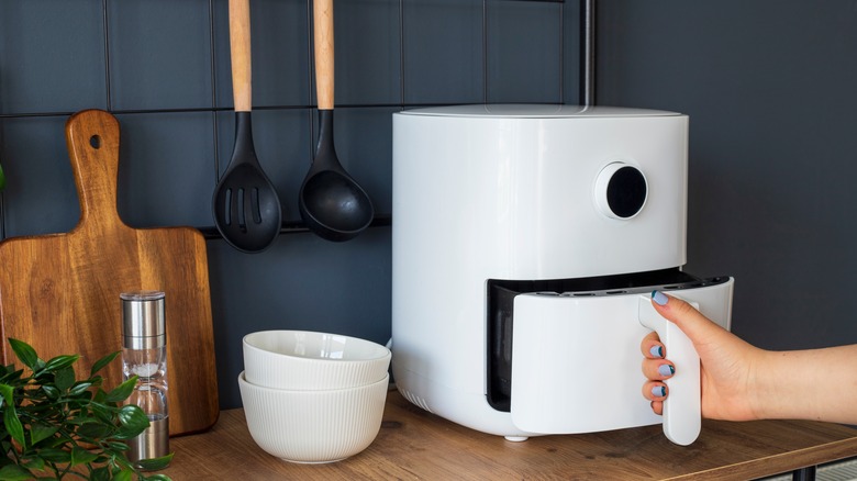 Air fryer in kitchen