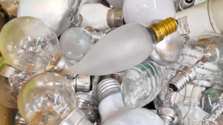 stack of light bulbs 