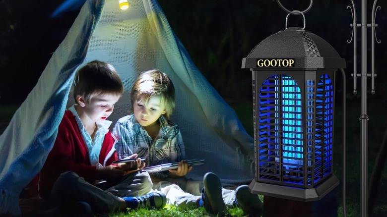 The Gootop Outdoor Bug Zapper available from Amazon