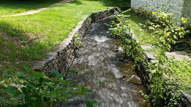 A bypass flume on the Chesapeake and Ohio Canal