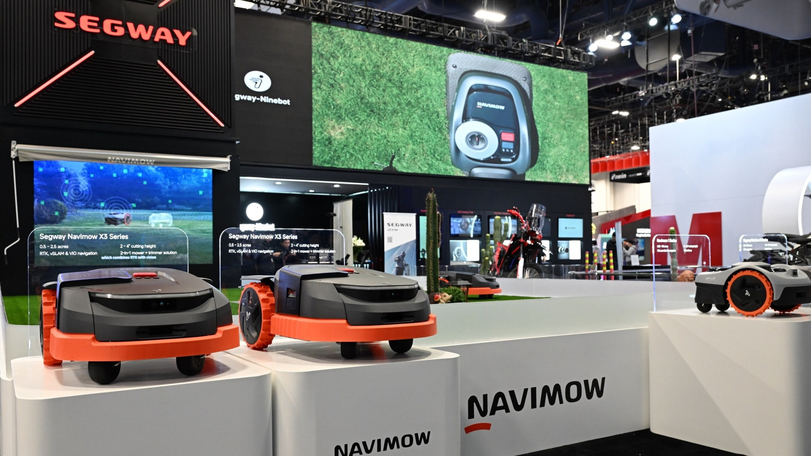 Segway Unveils A New Robotic Lawnmower Series At CES 2025