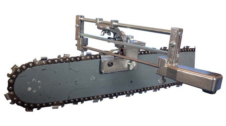 The Granberg chainsaw sharpener available from Amazon