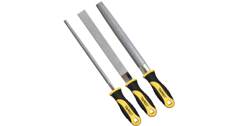 TARIST Diamond File Set, 3-Piece, 8-inch set on display