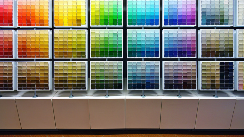 Different colors at Sherwin Williams