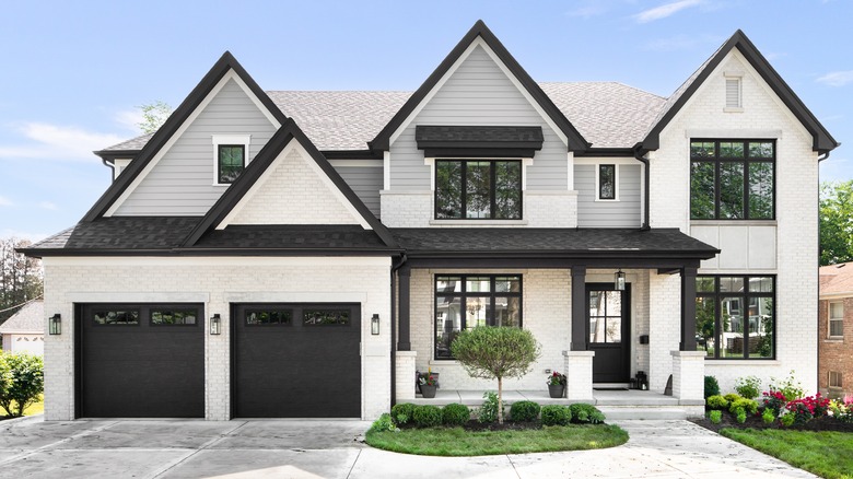 Should You Paint Your Front Door And Garage Door The Same Color pin-on-house-exterior