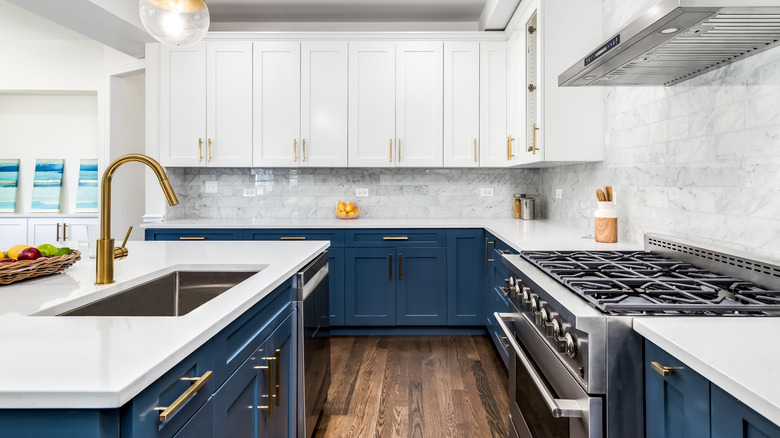 kitchen with granite countertops