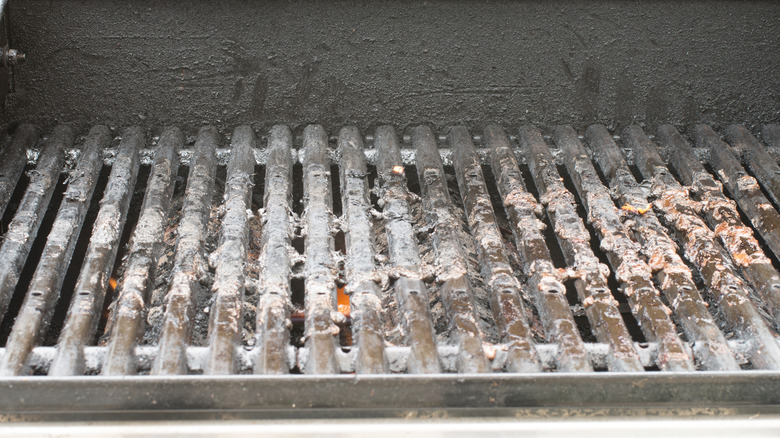 A dirty grill