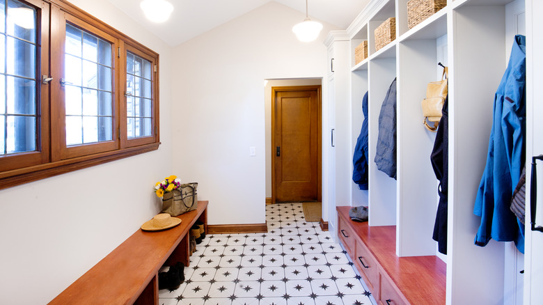 A mudroom