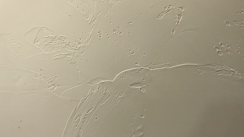 The distinctive rustic look of Santa Fe ceilings